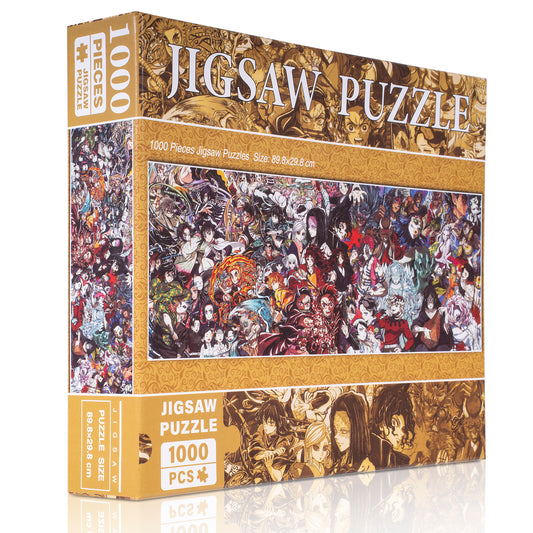 Anime Demon Slayer puzzle 1000pcs size 35.4*11.7inch