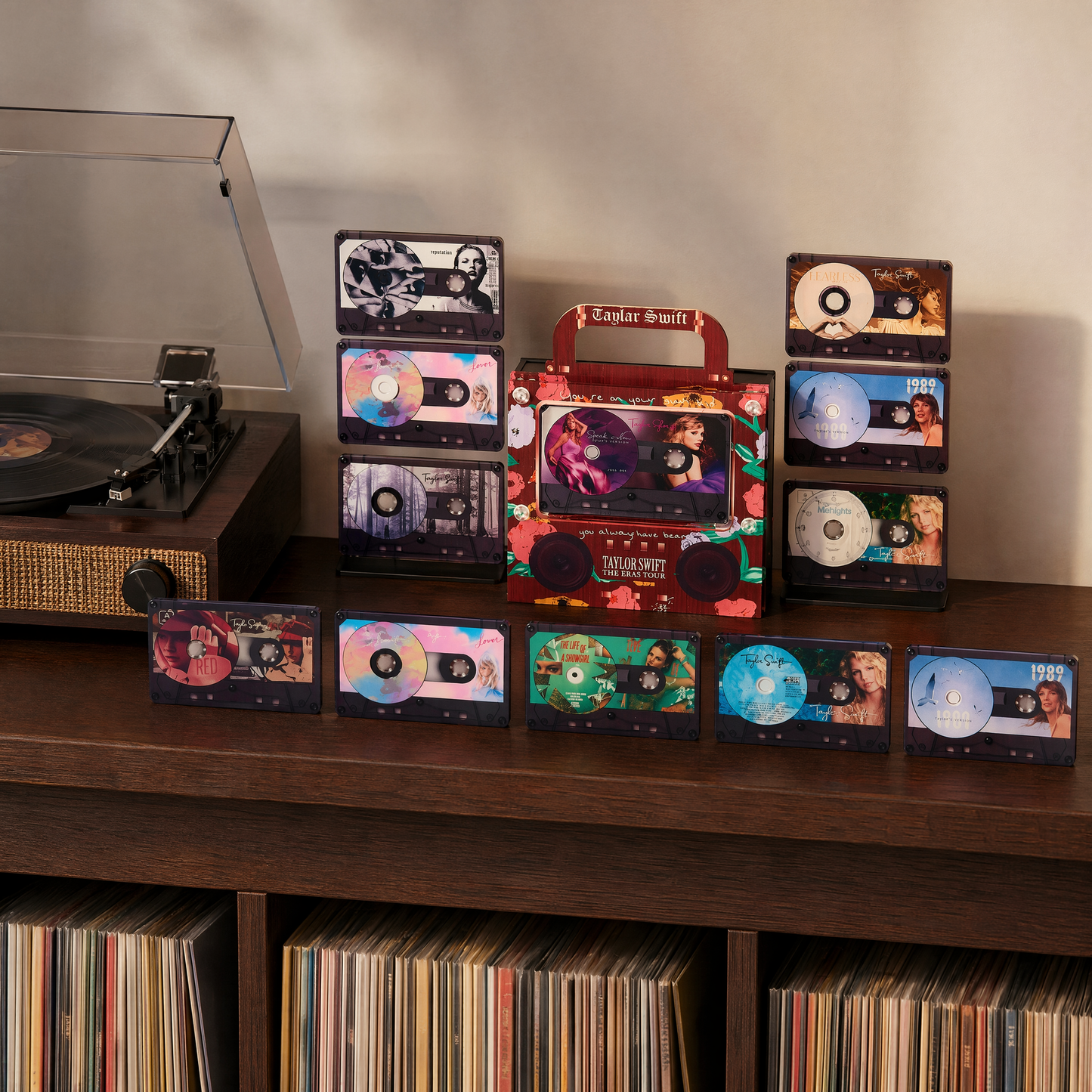 Universal NFC Cassette-Shaped Music Magnet for the Fridge: NFC-Enabled Auto-Play Acrylic Ornament